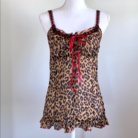 Victoria’s Secret 100% Silk Babydoll Slip Cami